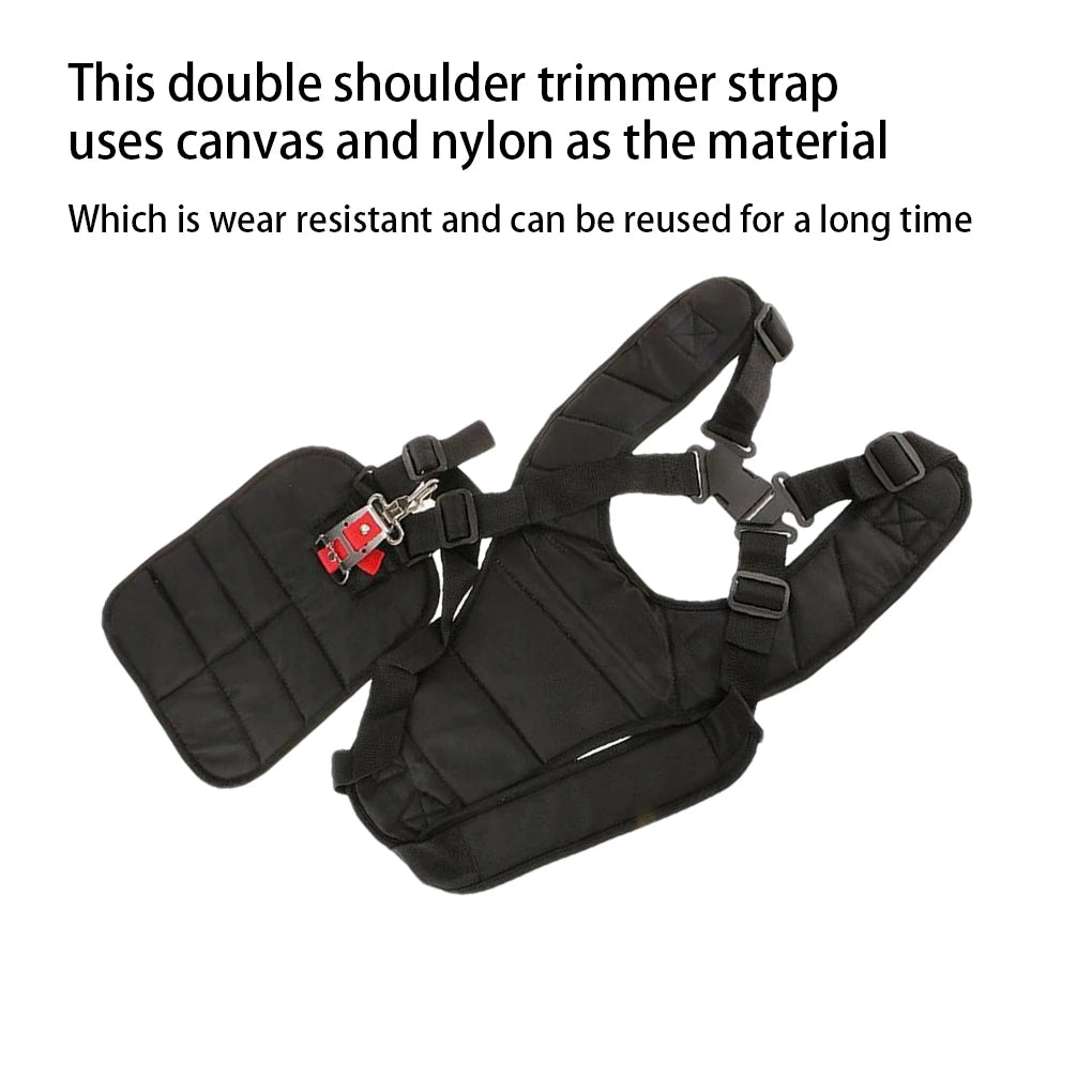 Harness Strap Belt Lawn Mower Power Pruner Double Trimmer Shoulder Adjusted Band For Brush Cutter & Trimmer Garden