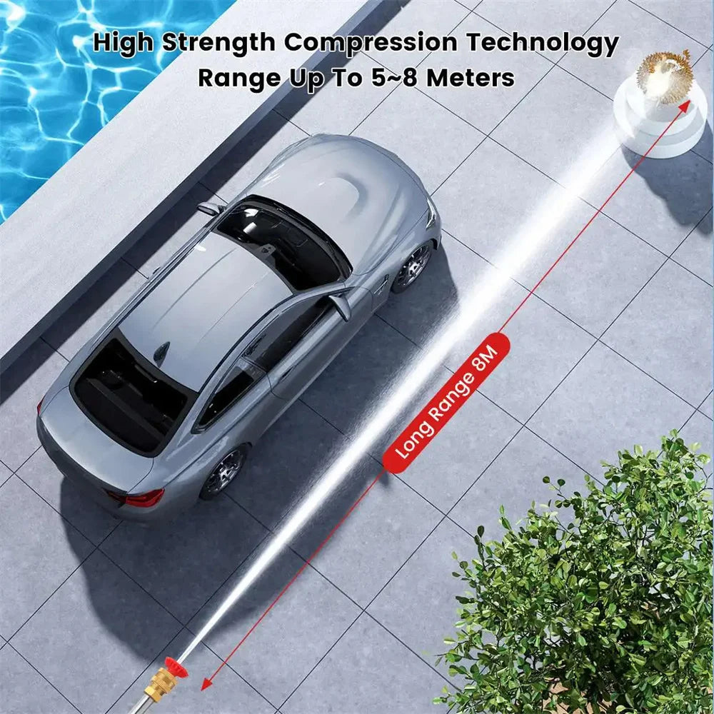 20000mAh Cordless High Pressure Washer 60Bar High Pressure Water Gun Washer Suitable for Car Garden Cleaning Car Washing Tool