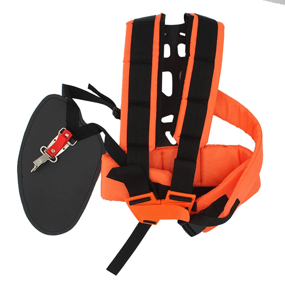 Lawn Mower Harness Strap Adjustable Grass Trimmer Strap Double Shoulder Strap Labor Saving Increase Mower Shoulder Strap
