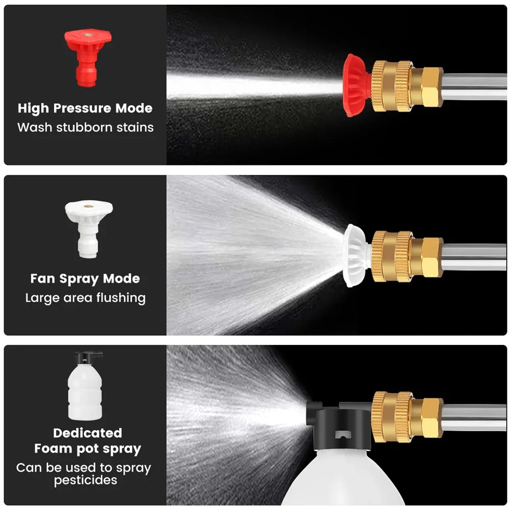 20000mAh Cordless High Pressure Washer 60Bar High Pressure Water Gun Washer Suitable for Car Garden Cleaning Car Washing Tool