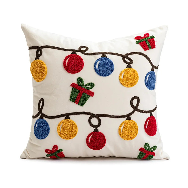Christmas Decoration Cushion Cover 45x45cm Nordic Pillow Cover for Couch Sofa Home Decor Pillowcases Decorative Pillows