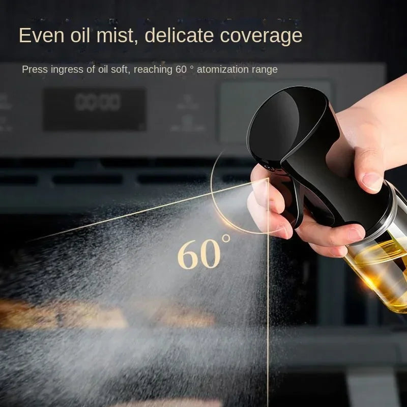 200/300/500 ML Oil Spray Pot Kitchen Household Edible Olive Oil Spray Bottle Atomized Misty Oil Tank Air Fryer Spray Bottle