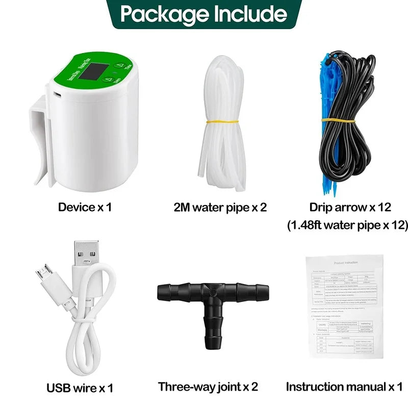 Timer System Automatic Watering Pump Controller Flowers Plants Home Sprinkler Drip Irrigation Device Pump Timer System Garden